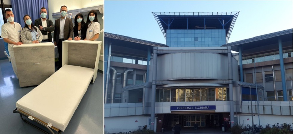 Le associazioni AChiPe e Round Table Trento donano dei nuovi letti a pediatria per i genitori che assistono i bimbi